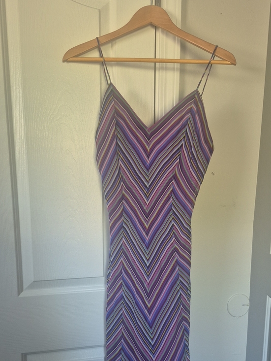 Laundry By Shelli Segal Dresses & Skirts - Women's Purple Chevron Slip Dress
